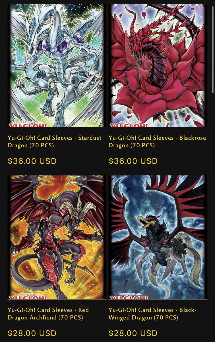 Many cool OCG sleeves are now back in stockDon't  miss out including the 25th anniversary  Remember to use:     YGONEWS5  https://t.co/cBXJRA5CEa # #YuGiOh  #