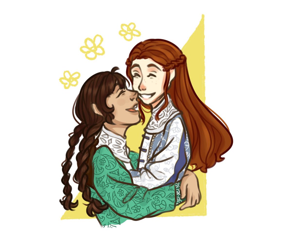 “For just a little while, as she ran, she forgot who she was, and where, and found herself remembering bright cold days at Winterfell, when she would race through Winterfell with her friend Jeyne Poole…”

art by <a href="/haiwindy/">Gemma 🐾🕊</a>