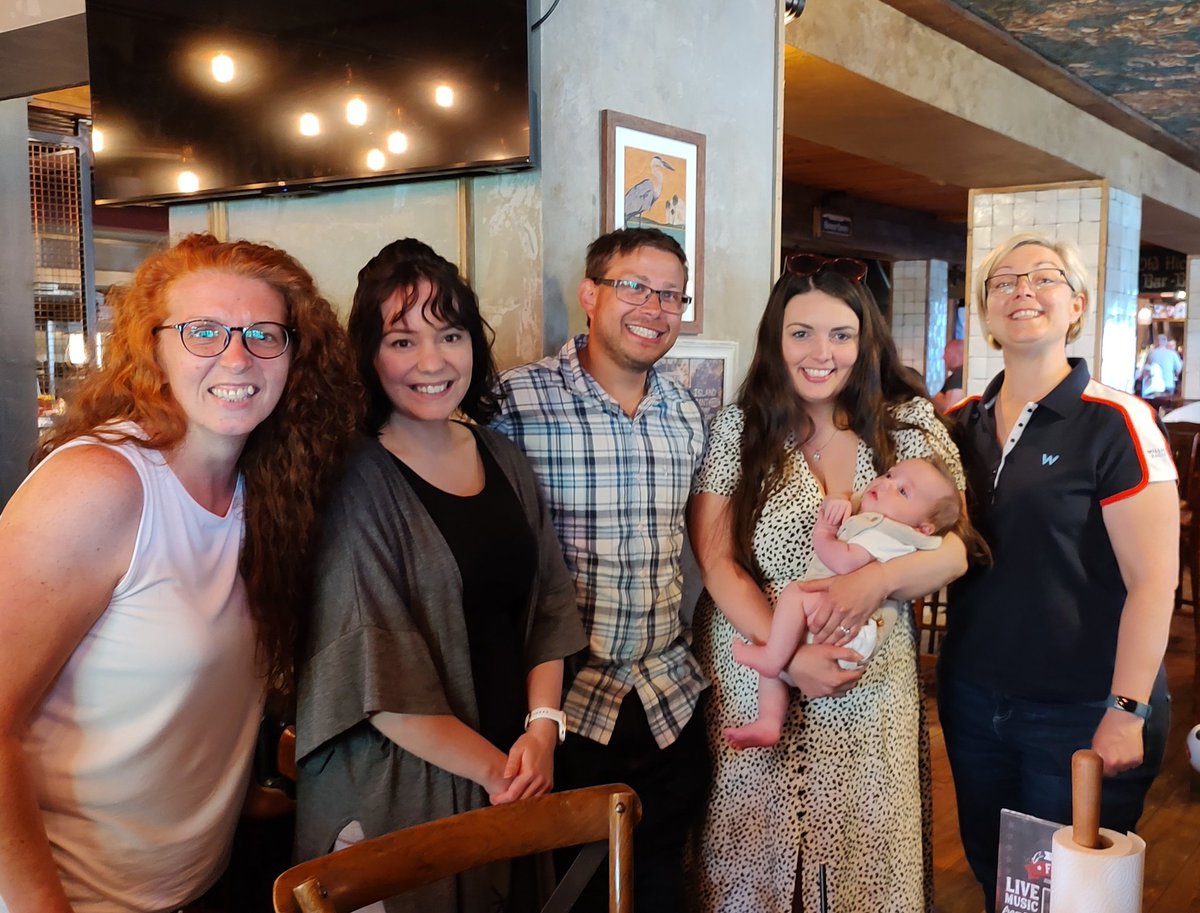 A very rare opportunity for a <a href="/uhbtrust/">University Hospitals Birmingham</a> surgical ACP social including our newest (and smallest) team member <a href="/redhedhol/">holly hemus</a> <a href="/Betty54514436/">Betty</a> <a href="/abbiemoseley89/">Abbie Moseley</a> @yobnation02