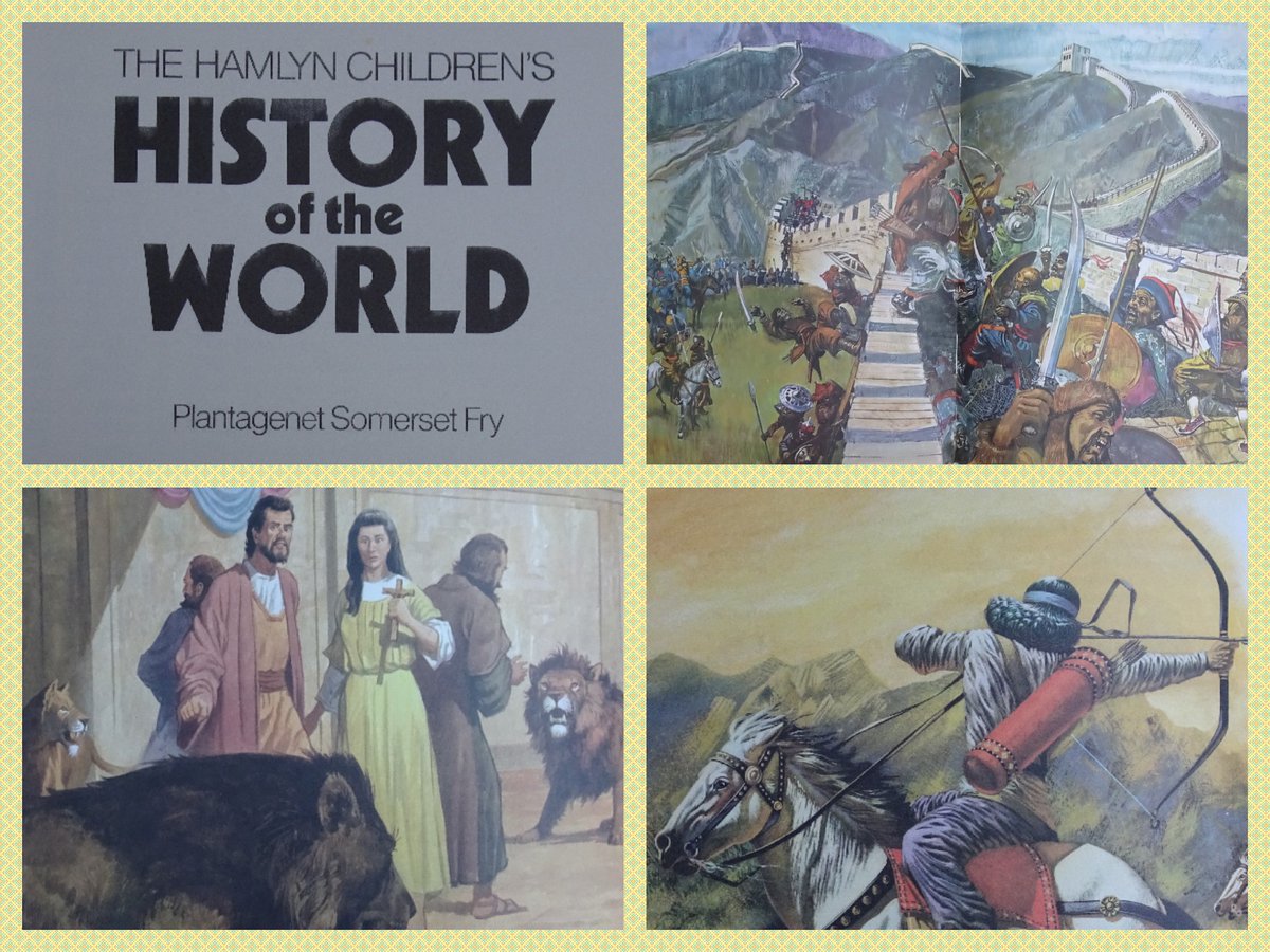 OldSchoolBooks1's tweet photo. A #book I never had as a child, but I wish I had. #Hamlyn #History of the World. Excellent #illustrations and I am sure I would have been a better History student at school if I'd had a copy of this when I was younger https://t.co/DADDtdtMDm https://t.co/BcWbq1IZNm