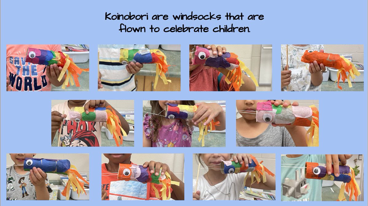 Ms. Iwashita (@miwashitaedu) on Twitter photo We finished our Koinobori! We celebrate and wish success to all children. <a href="/champlaintrail/">champlaintrailps</a> We finished our Koinobori! We celebrate and wish success to all children. <a href="/champlaintrail/">champlaintrailps</a>