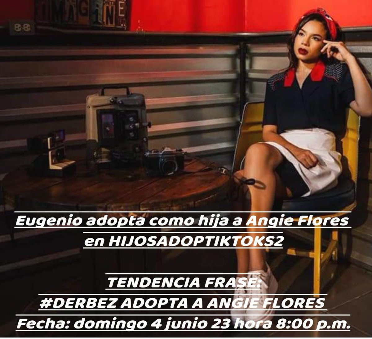 Esto lo hacemos para divertirnos y seguir apoyando a nuestra artista nosotros seremos siempre el motor que estara siempre encendido cuando nos necesiten .
<a href="/EugenioDerbez/">Eugenio Derbez</a> <a href="/alexrosaldo/">ALESSANDRA ROSALDO</a>
Queremos <a href="/Angiefloreshn/">Angie Flores 💙🎶💜</a>
#HijosAdopTikToks2