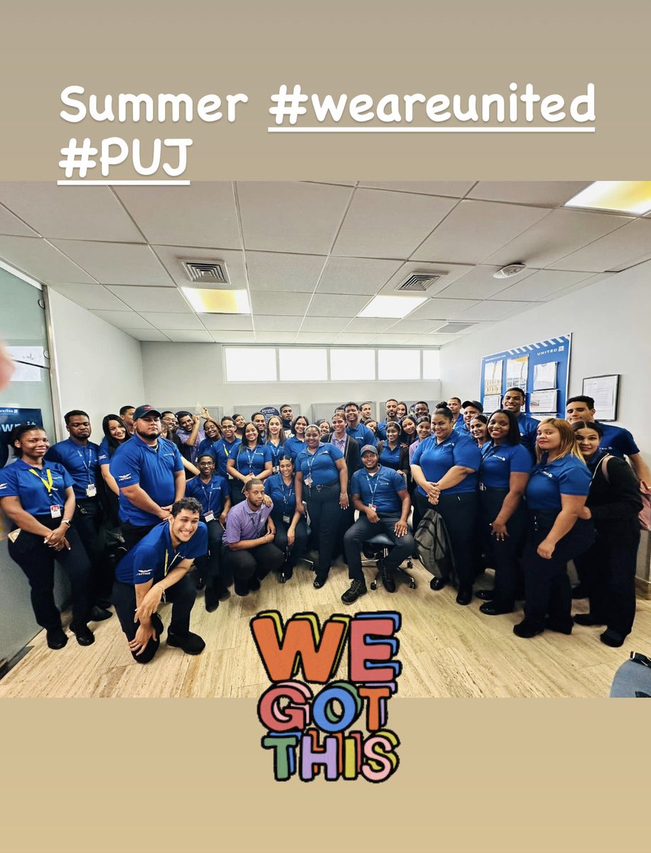Mturbl's tweet photo. We are ready for summer #PUJ #weareunited https://t.co/m8m3rmWDMi