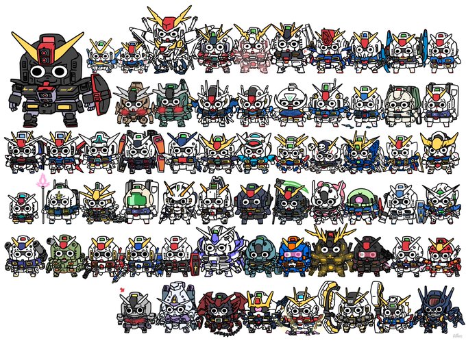 「rx-78-2 chibi」Fan Art(Latest)