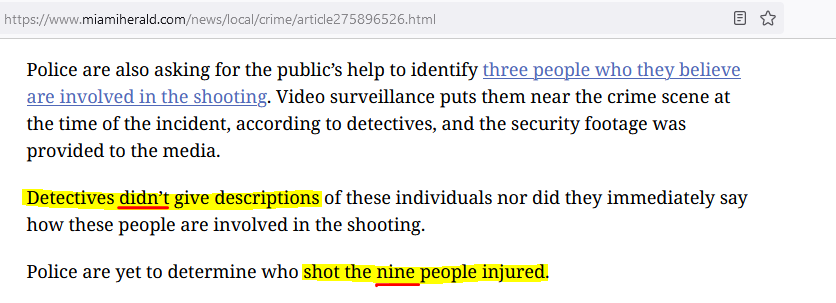 @Stevenjsargent1 @quinotaur @camille46992 @JoJoFromJerz Are you referring to the 30th May 2023 Memorial Day Shooting in Hollywood Beach Miami?!

As the police haven't given descriptions despite having dozens of witnesses they are obviously #AngloSaxon #WhiteSupremacists benefitting from their #WhitePrivilege!😲😱🤦‍♂️