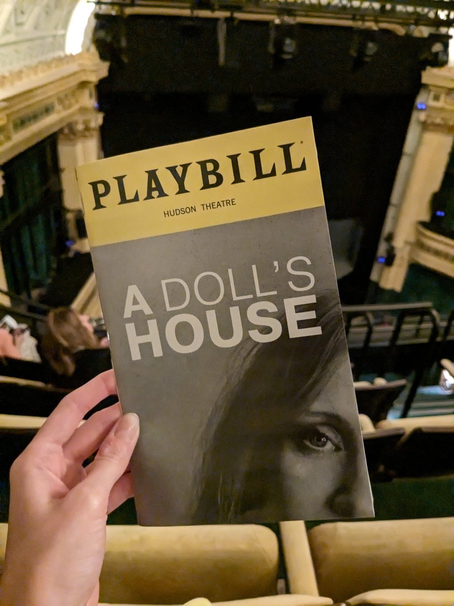 sad that a doll's house does not have pride playbills 😭