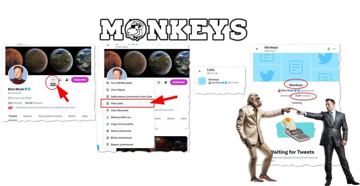 <a href="/100xAltcoinGems/">100x Altcoin Gems</a> Introducing @MonkeysToken , the cryptocurrency poised to revolutionize the digital landscape. Experience financial empowerment, transparent blockchain, and cutting-edge innovation. Join the movement now and embrace the future of #monkeys. 
Unlock your potential today‼️‼️🙈🙉🙊