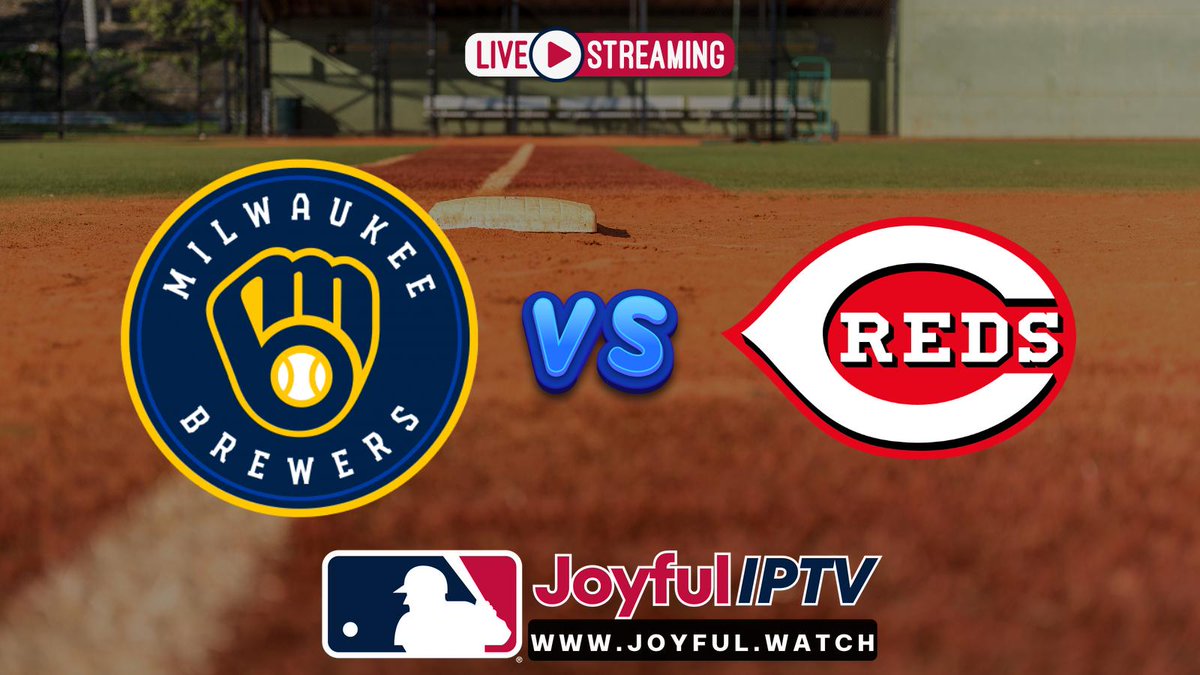 #MLBGameDay Tune in to watch Milwaukee Brewers vs Cincinnati Reds on the best streaming service - no buffering! #BrewersvsReds