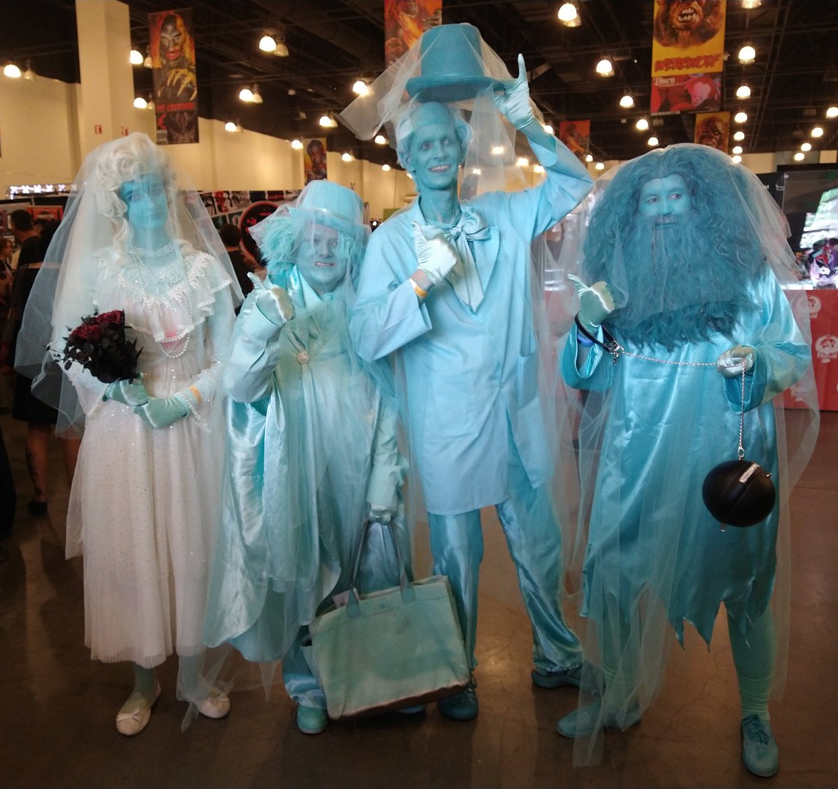 HITCHHIKING GHOSTS COME OUT TO SOCIALIZE