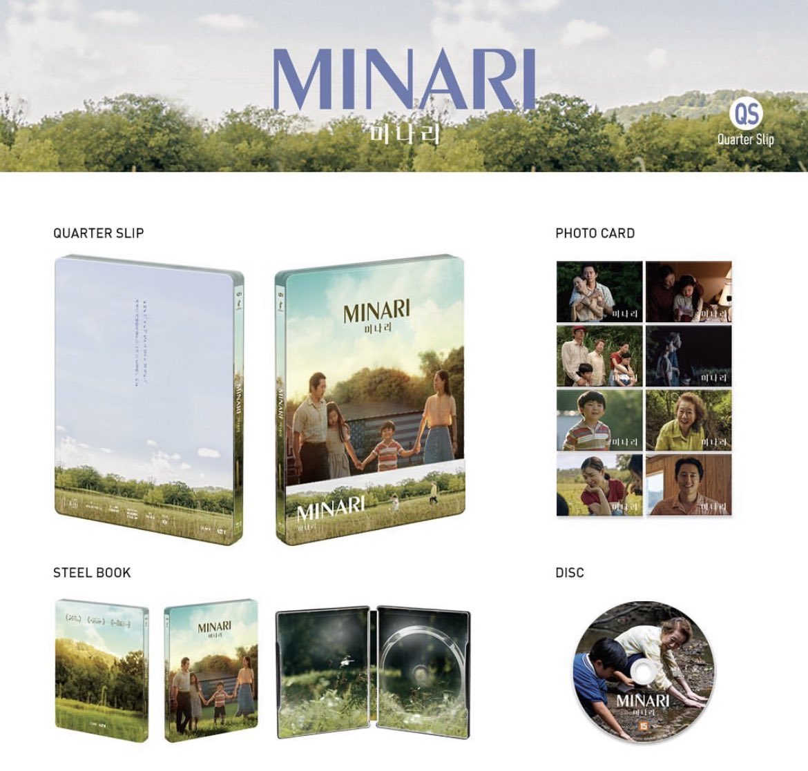 disc_connected's tweet photo. ***ANNOUNCEMENT***

Now available to order from #KimchiDVD in a #FullSlip #Steelbook or #Lenticular Fullslip: #Minari (2020)!

A Korean American family moves to an Arkansas farm in search of its own American dream. Amidst the challenges of new life in the strange https://t.co/cAibBJjxqV