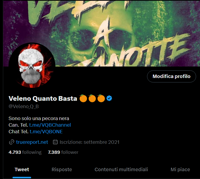 Veleno Quanto Basta 🍊🍊🍊 on Twitter