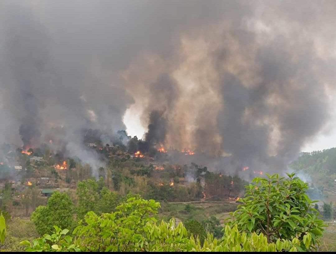 Ashok Swain on Twitter "Manipur villages continue to burn, Amit Shah