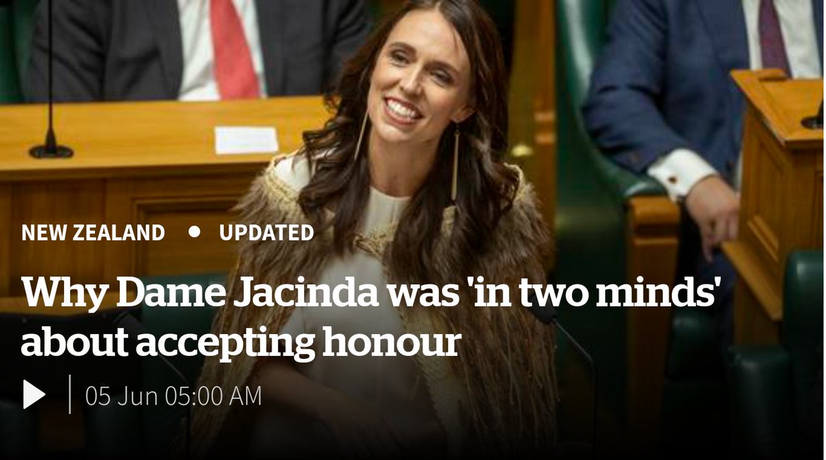 This appointment is obscene.

It makes a mockery of the New Zealand Honours system.

#NZPol