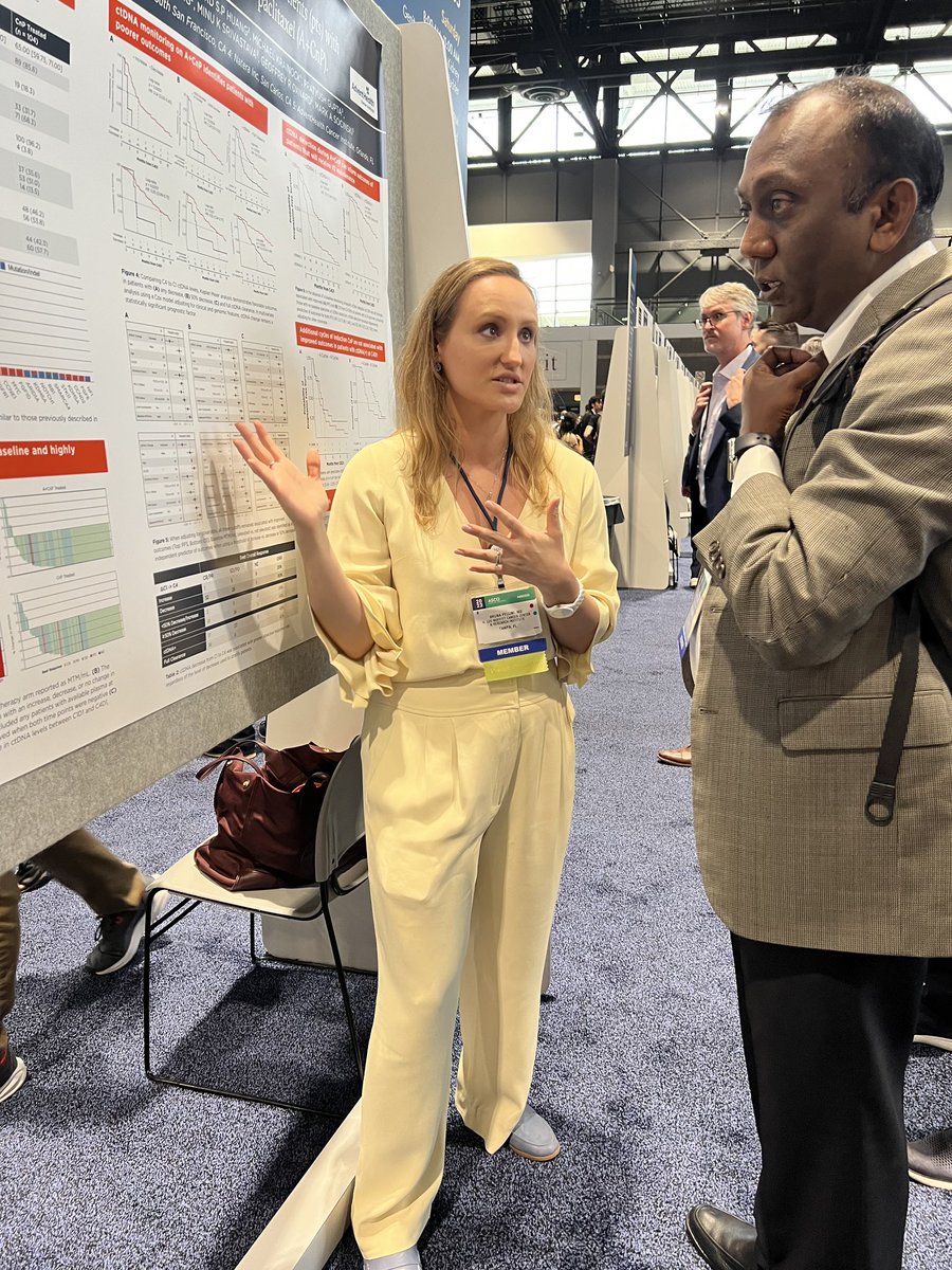 🚨Thank you #ASCO23 scientific committee for selecting our work to be presented as a poster today ‼️ special thanks to this amazing group of colleagues and scientists involved in this initiative. Excited to see the future of #ctDNA monitoring in clinical trials & practice!