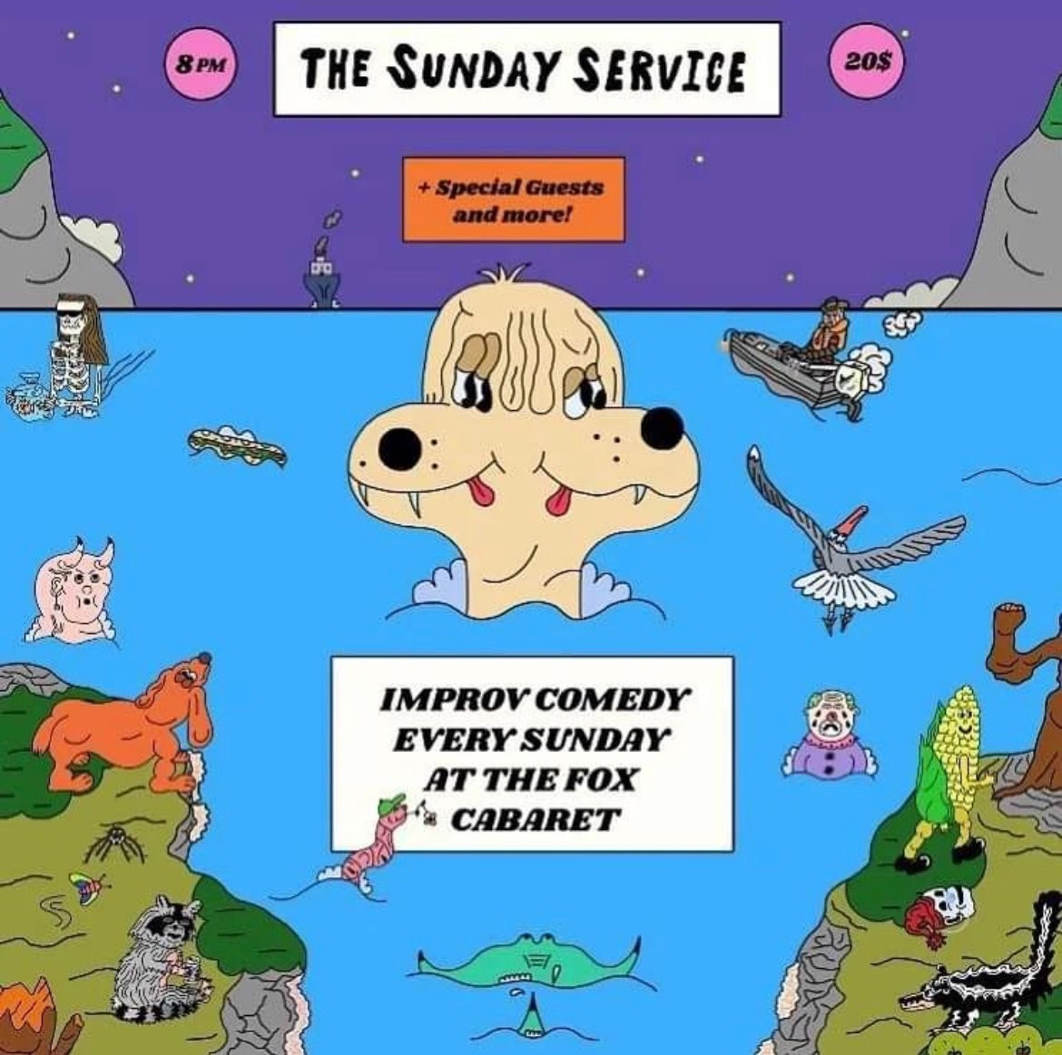 Fox Cabaret (@foxcabaret) on Twitter photo Tonight it's <a href="/TheSundayServ/">The Sunday Service</a> with special guest Becky Johnson!
Doors 7pm
Show 8pm
Tickets online + at the door Tonight it's <a href="/TheSundayServ/">The Sunday Service</a> with special guest Becky Johnson!
Doors 7pm
Show 8pm
Tickets online + at the door