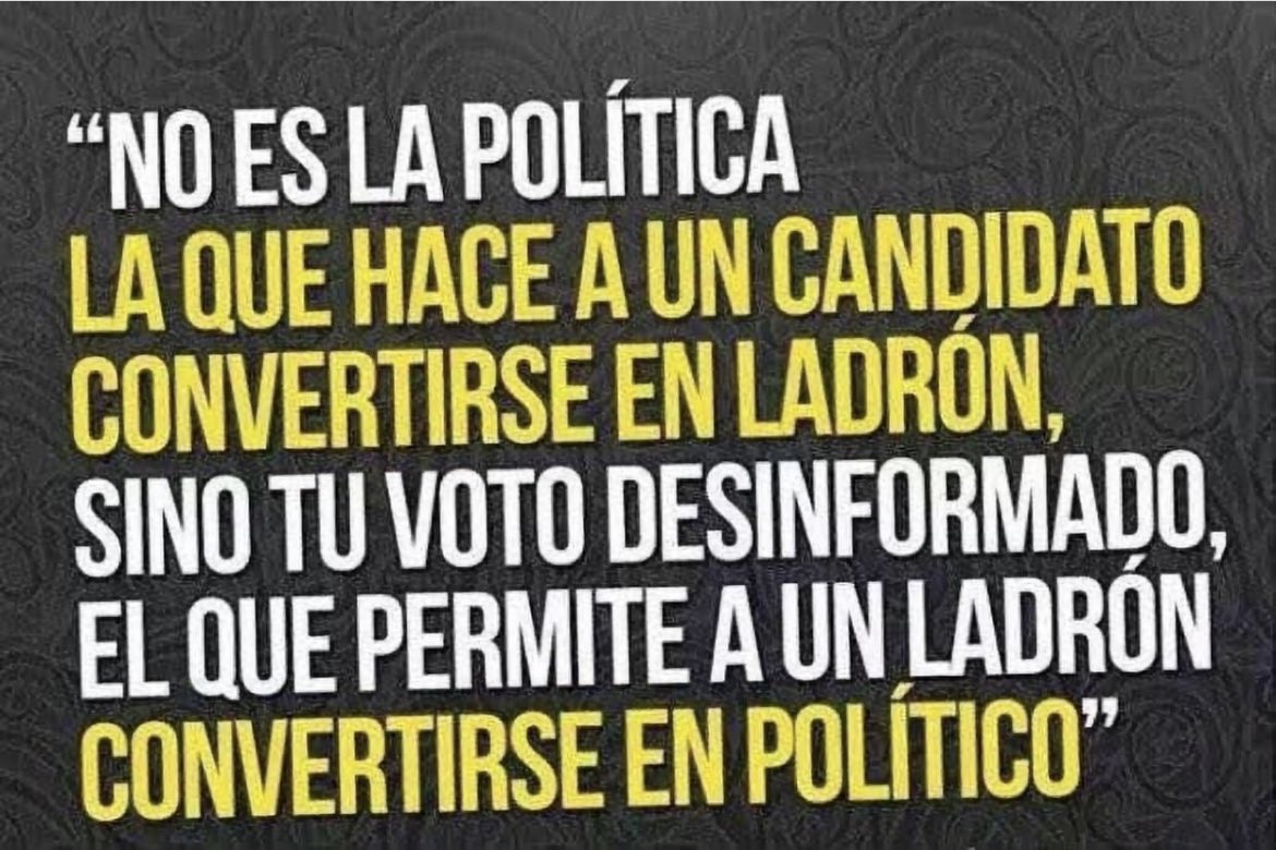 HeidySn28384347's tweet photo. @craviotocesar @Charlie00530687 @INEMexico @TEPJF_informa Jajajajaja eso es mentira, están deteniendo a los delincuentes electorales, deja de mal informar, lo bueno es que ya nadie los quiere, a excepción de sus chairos, que cada día son menos. https://t.co/CkbDCFt3t8