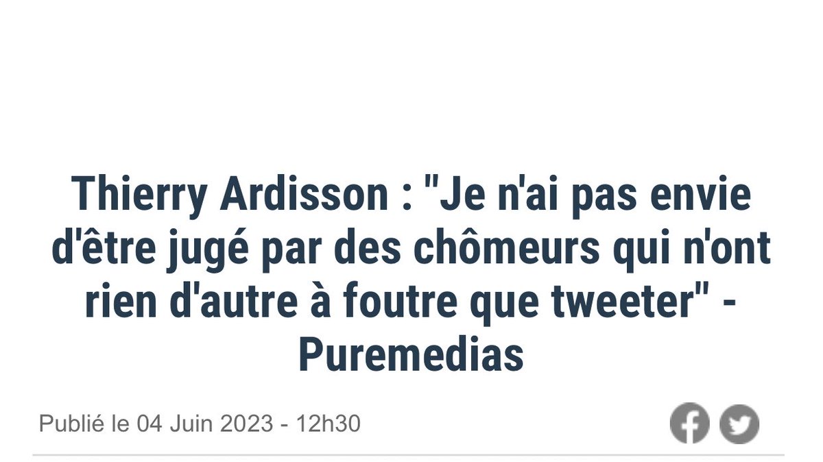 Et si tu allais te faire cuire le cul, après avoir mangé tes grands morts, cher Thierry ?