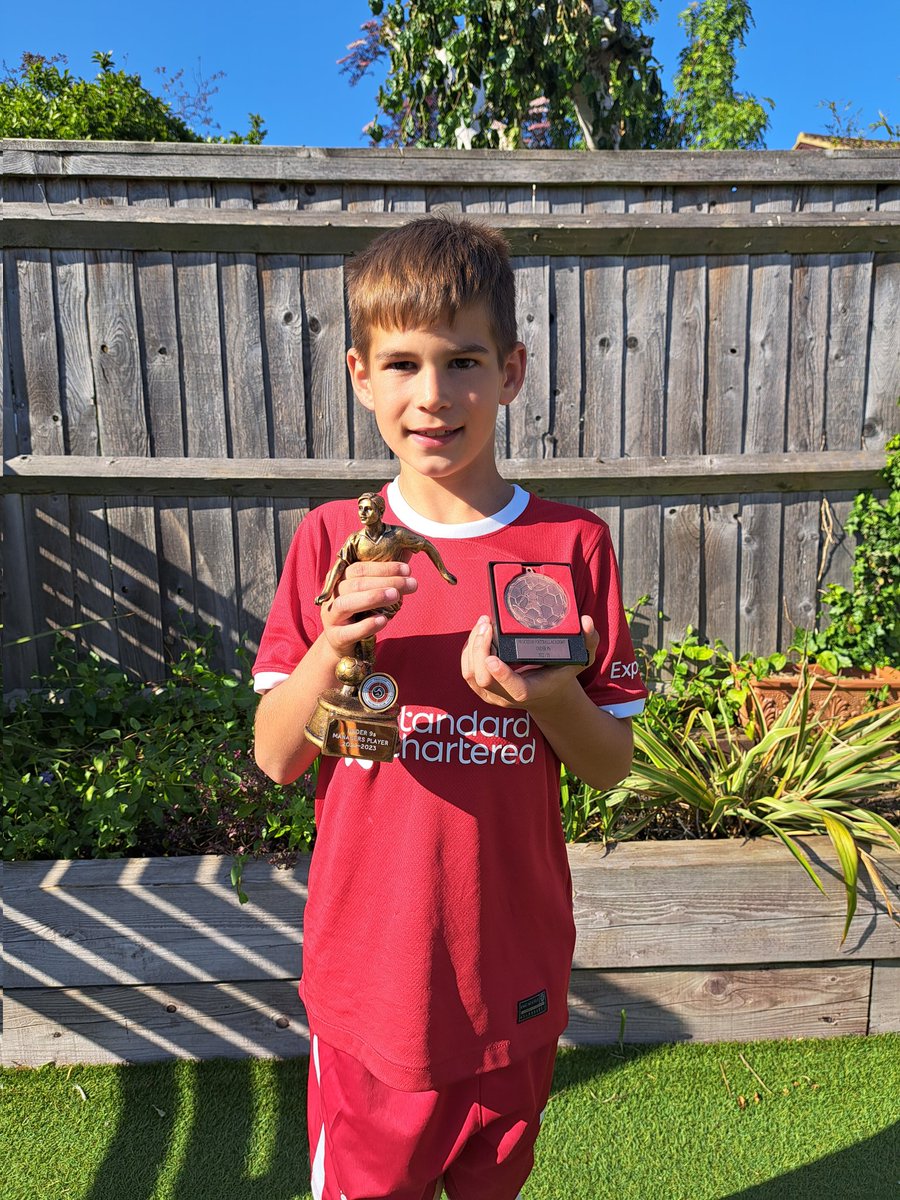 Managers player of the season for Freddies Saturday team under 9s  <a href="/ProcisionRdg/">Procision Reading Academy</a> . Scored some unreal free kicks. Plays for the team and always in the right spirit. 
#prouddad