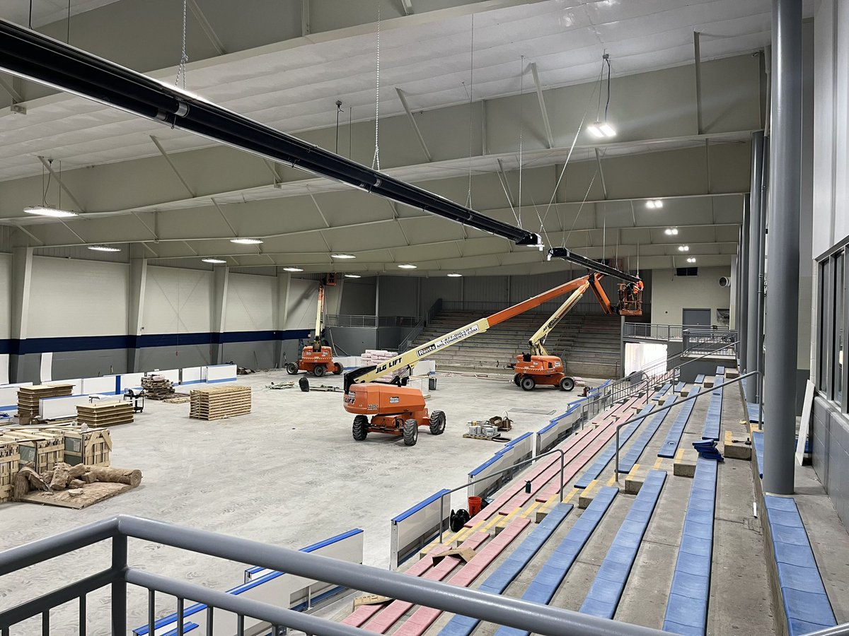 Progress being made at the rink with camp shortly around the corner, big things are coming to Hooksett 👀