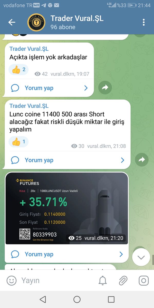 Kazanmak basit, ücretsiz telegram kanalıma üye ol ve kazanmaya başla.. 😎💪🏻🔥🔥 #btc #eth #bnb #Crypto #Bitcoin #usdt #1000luncusdt #AVAX #Solana #sand #lınausdt #lunausdt