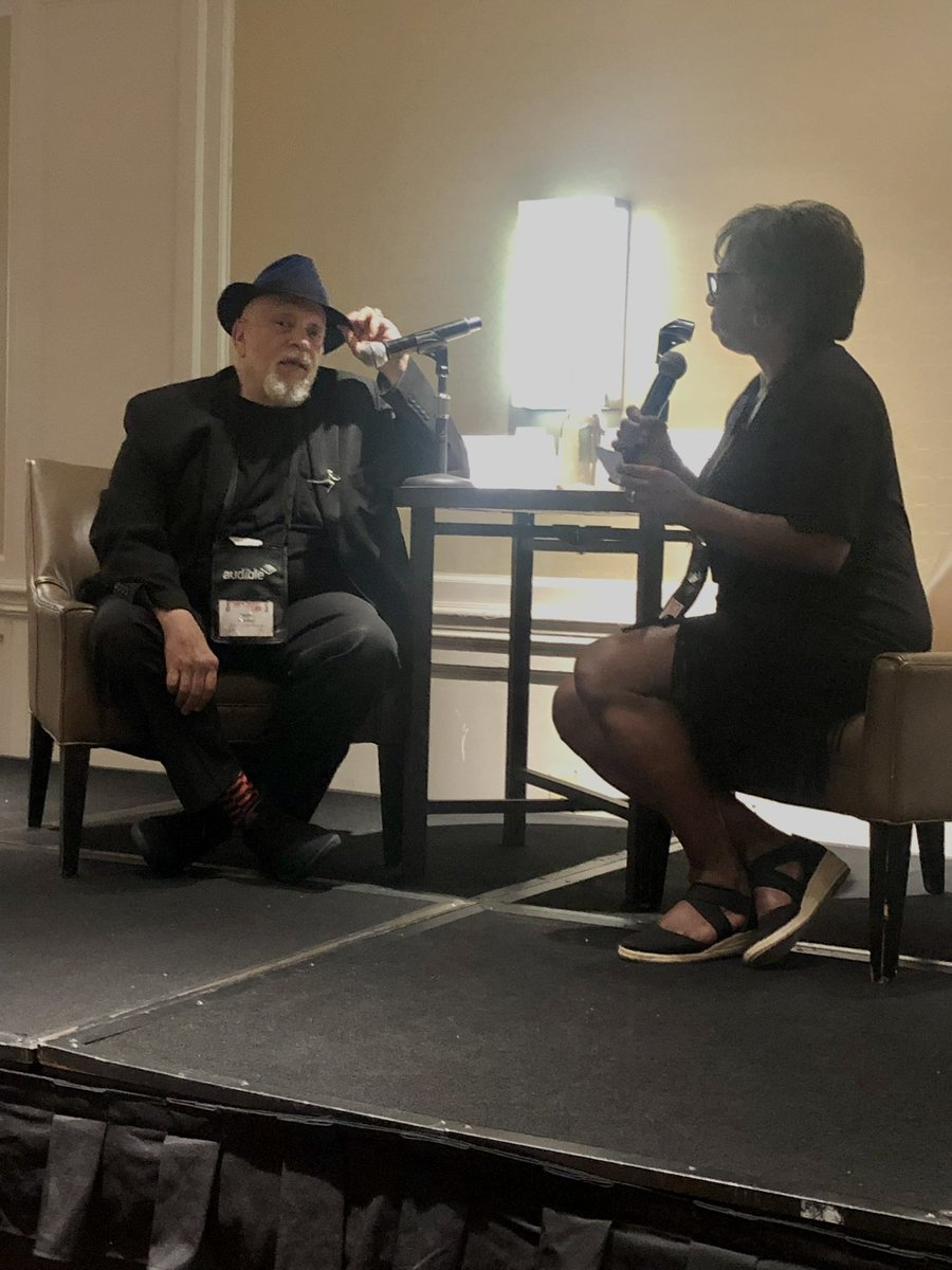 Interviewing living literary legend Walter Mosley on stage in New York at ThrillerFest will forever be a highlight of my author career. He was amazing, and so kind and generous with his wisdom. 

@thrillerwriters #writinglife #writerscommunity #thrillerfest #thrillerfest2023
