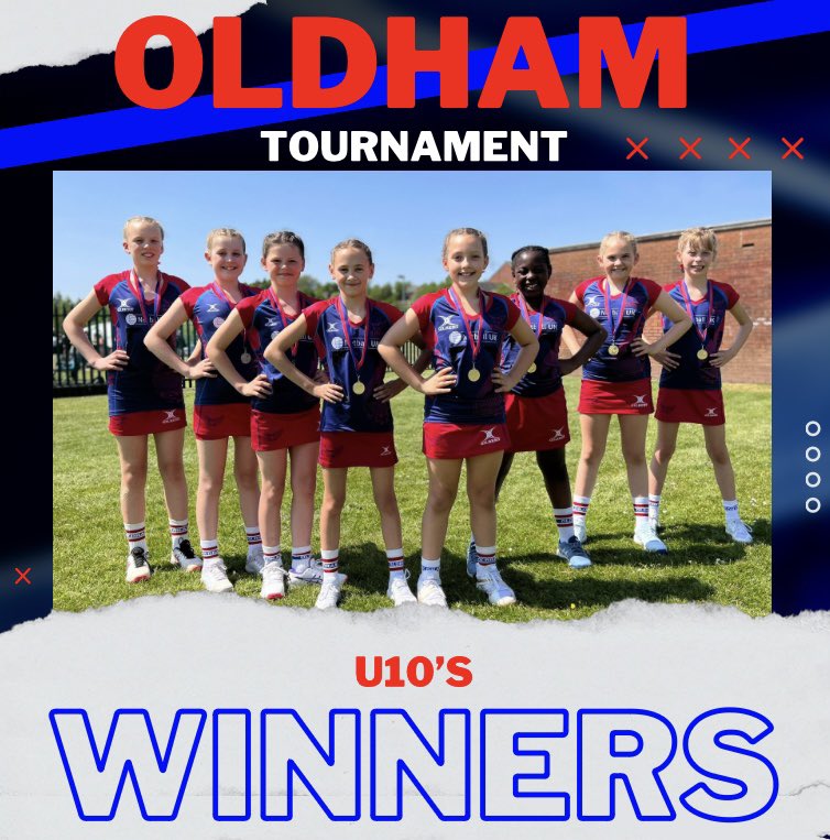 Congratulations to our U10’s, WINNERS of the @oldham_netball_club tournament👏🏼👏🏼👏🏼❤️💙 #Proud #ONCgirls #SmashedIt