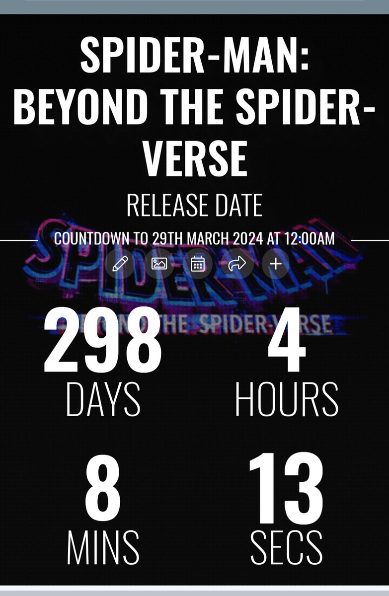 Already 0.6% of the way to #BeyondTheSpiderVerse