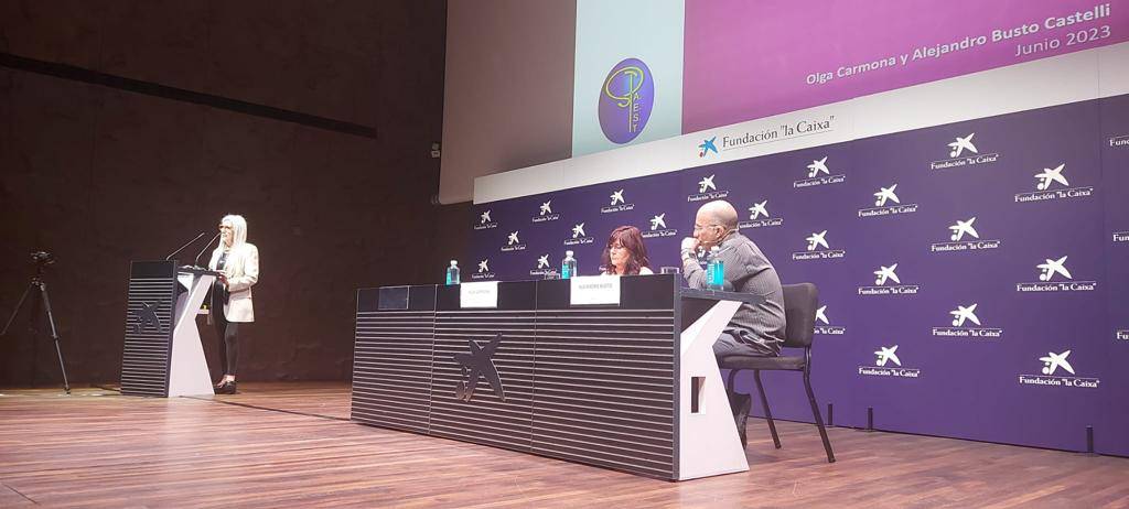aaccytalentos's tweet photo. ❤️ Muchas gracias a los expertos @olgafcarmona y @alejandrobusto, de Psicología Ceibe,  por la estupenda charla sobre #AltasCapacidades que impartisteis ayer, a CaixaForum y @fundacioncaixa por acogerla y todos los que nos acompañasteis 👏

#CiclodeconferenciasdeAEST #AACC #AEST https://t.co/laxi0CsCBh