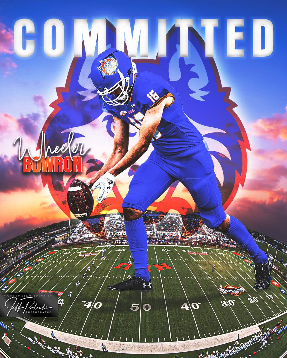 Super excited to announce that I am 100% committed to Houston Christian University! #dawgsup
@Coach_BHarris @CoachJSutrick @trlong02 @OberkromKicking @_Mike_McCabe @HCUFootball