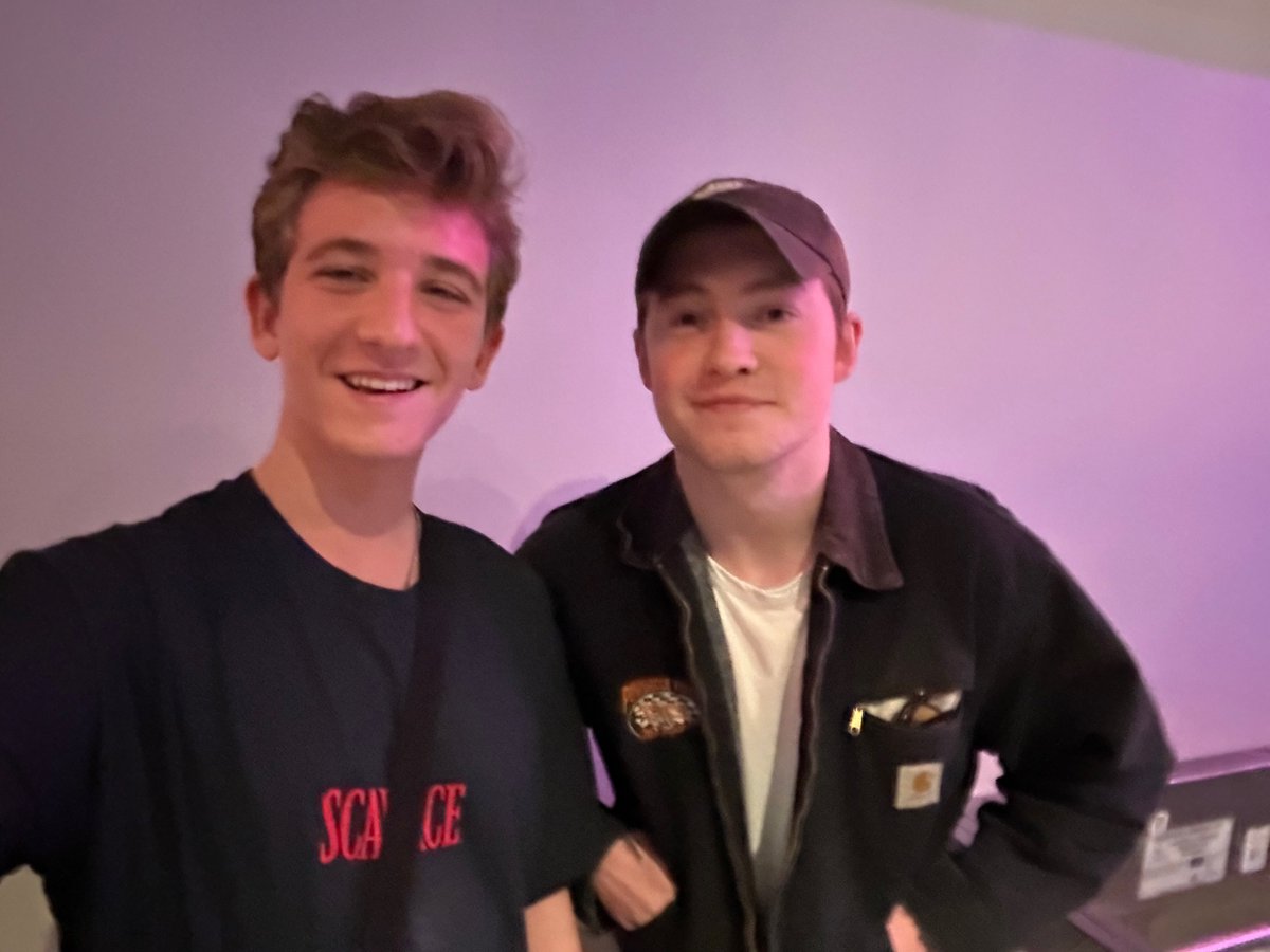 Kit Connor Emmy ® Winner on Twitter "kit connor with a fan in London