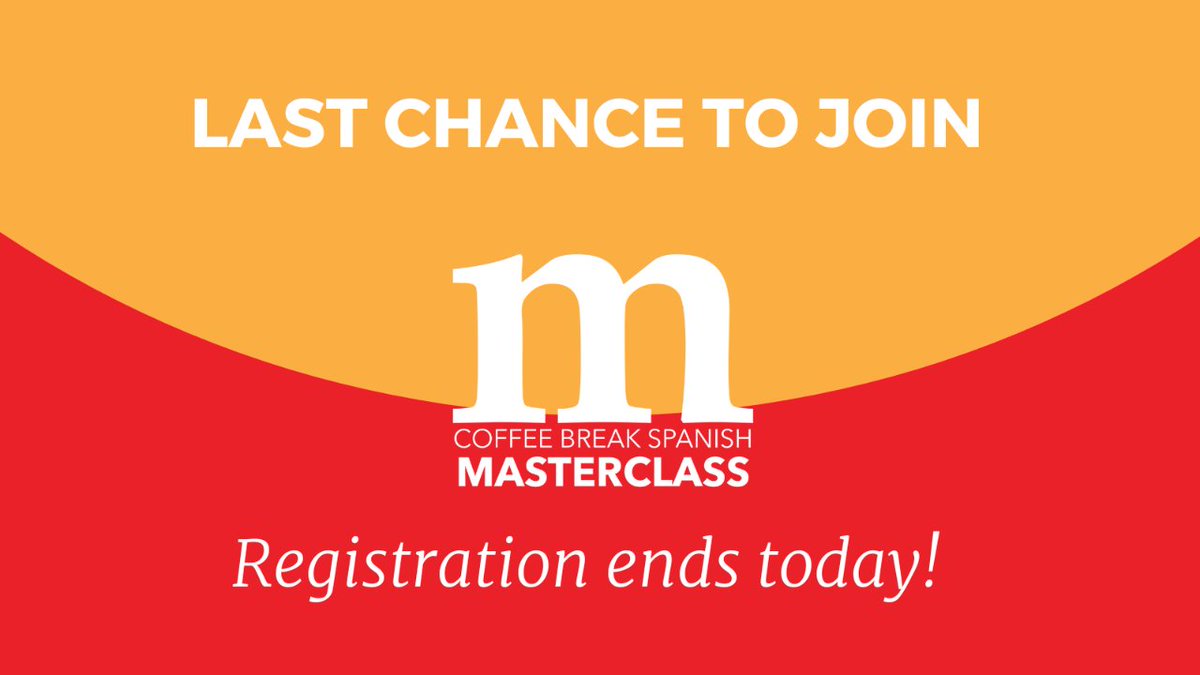 Coffee Break Spanish on Twitter "Registration for the Coffee Break