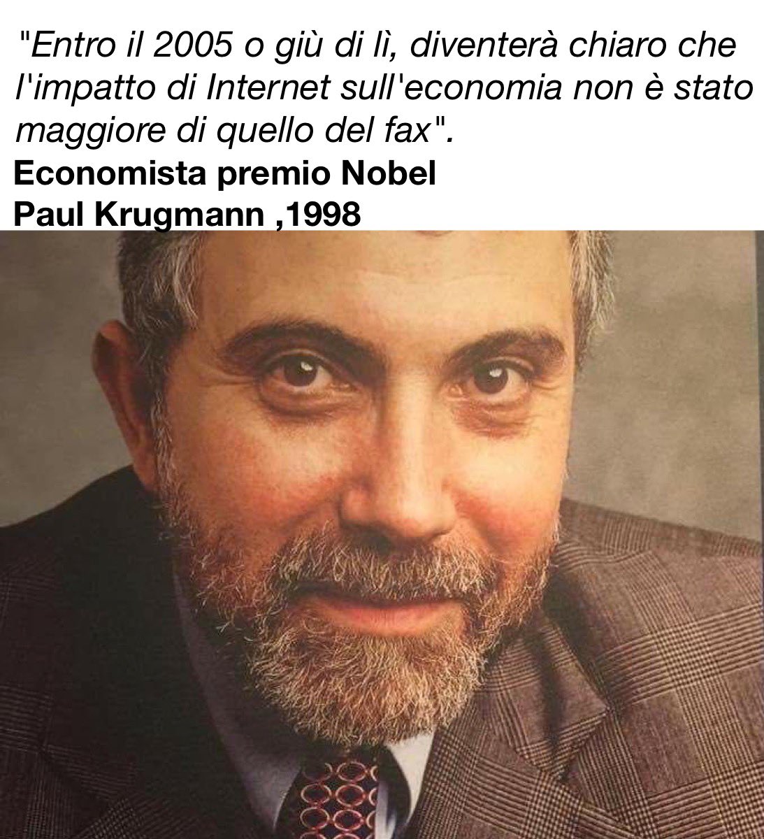 Quando gli “esperti” parlano male di #bitcoin, ricorda di come parlavano agli albori di Internet.

🤫