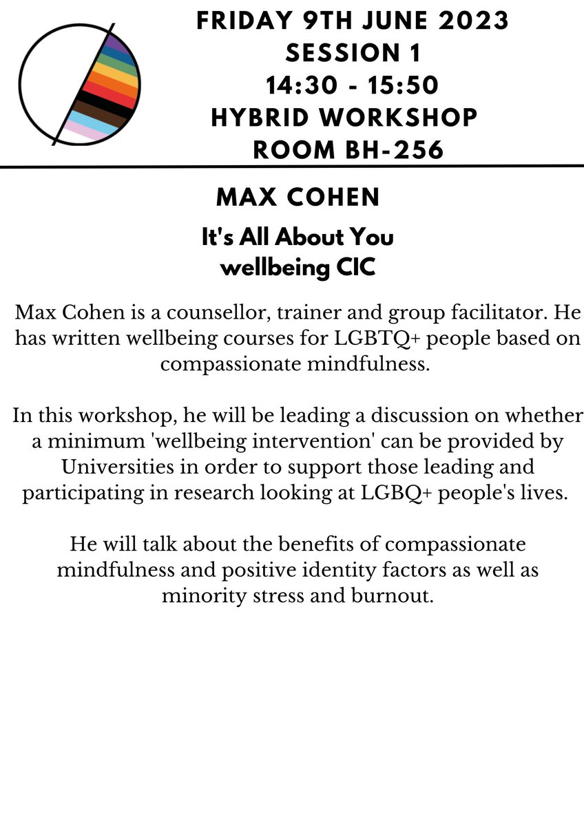 Max Cohen - It's All About You - Wellbeing CIC