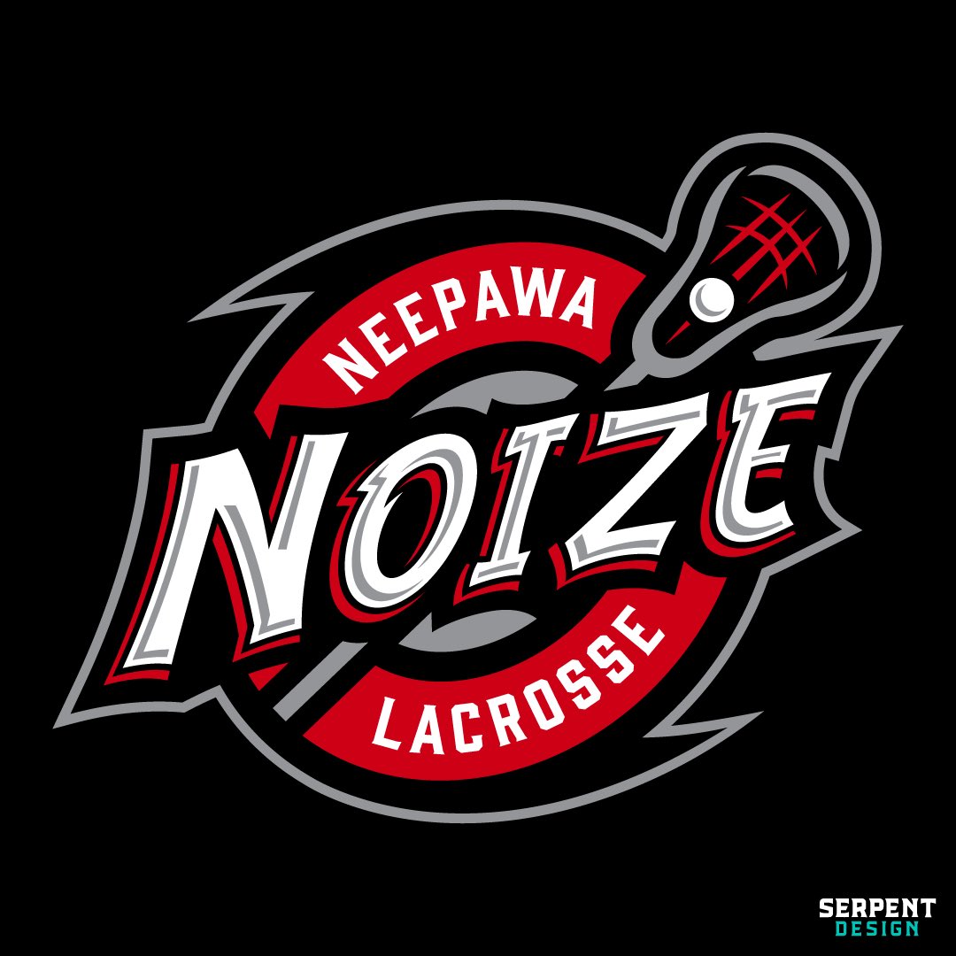 New logo design for the Neepawa Noize minor lacrosse team.