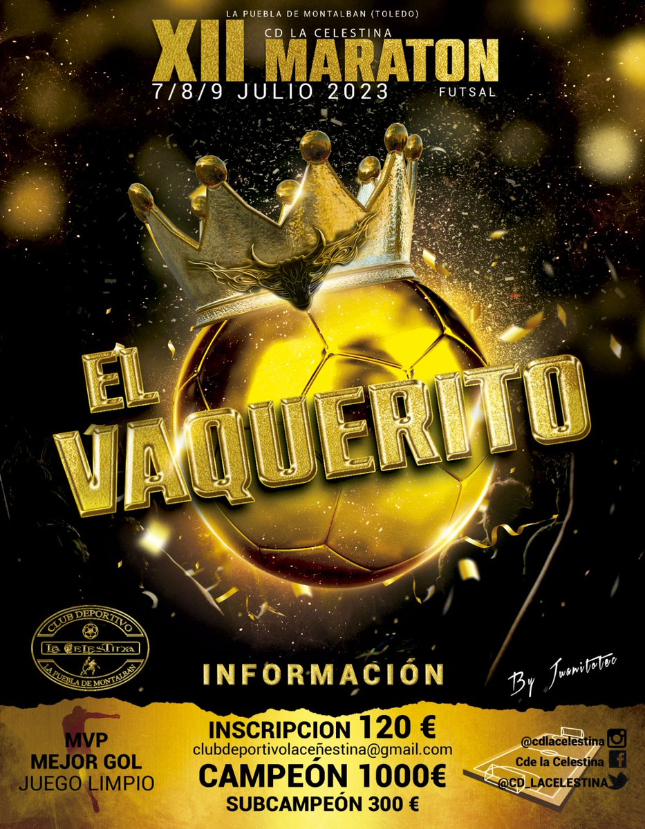 CD_LACELESTINA's tweet photo. 💣💣💣
Presentación oficial del cartel de la XII edición del #MFSElVaquerito
@juanitotecni ha vuelto a sacar su magia para una edición que busca recuperar los 16 equipos📝📝
VAMOSSSSS https://t.co/IJygMEBqq8