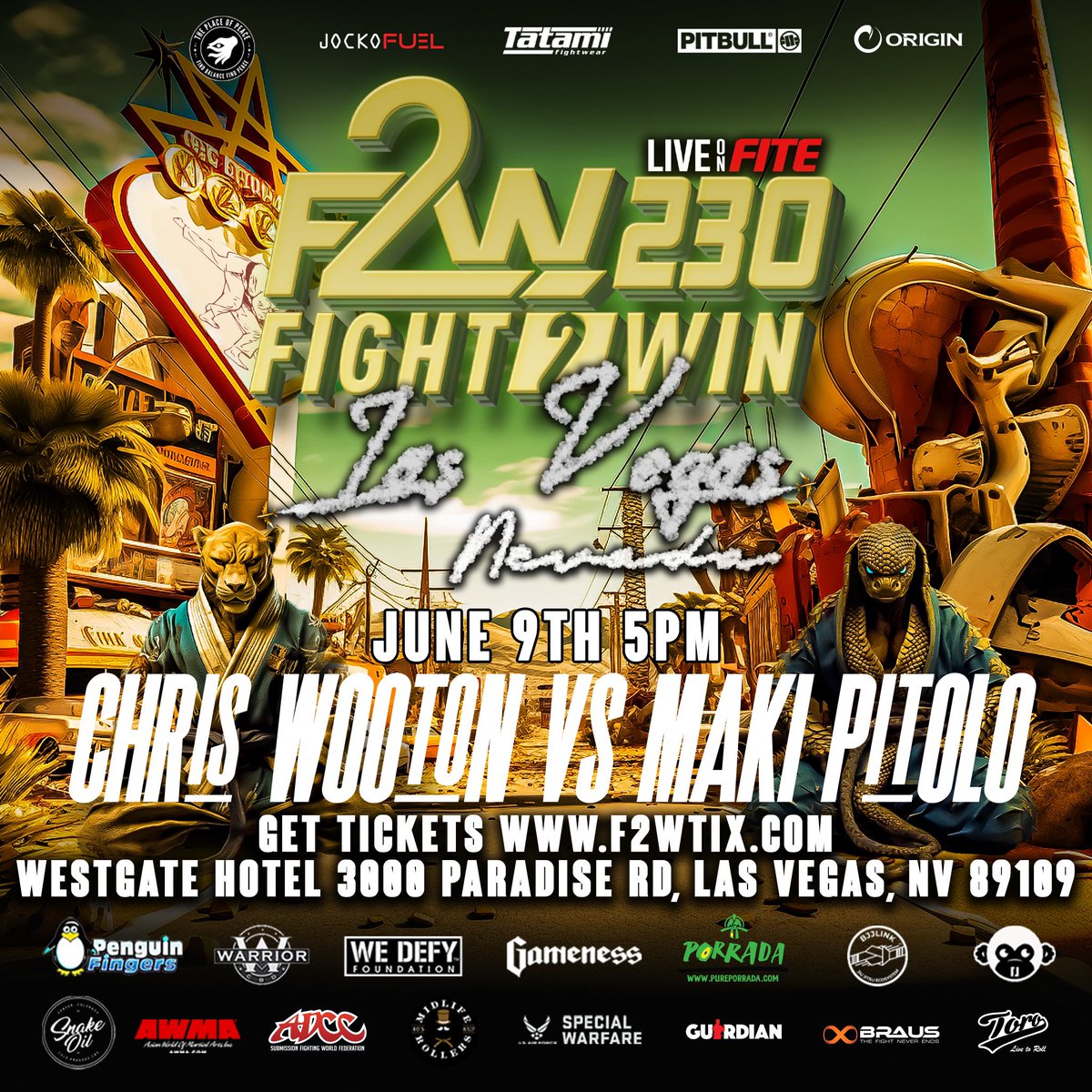 June 9th I’ll be on a sub only grappling match! Tix on sale be sure to buy them in my name MAKI PITOLO 🫡