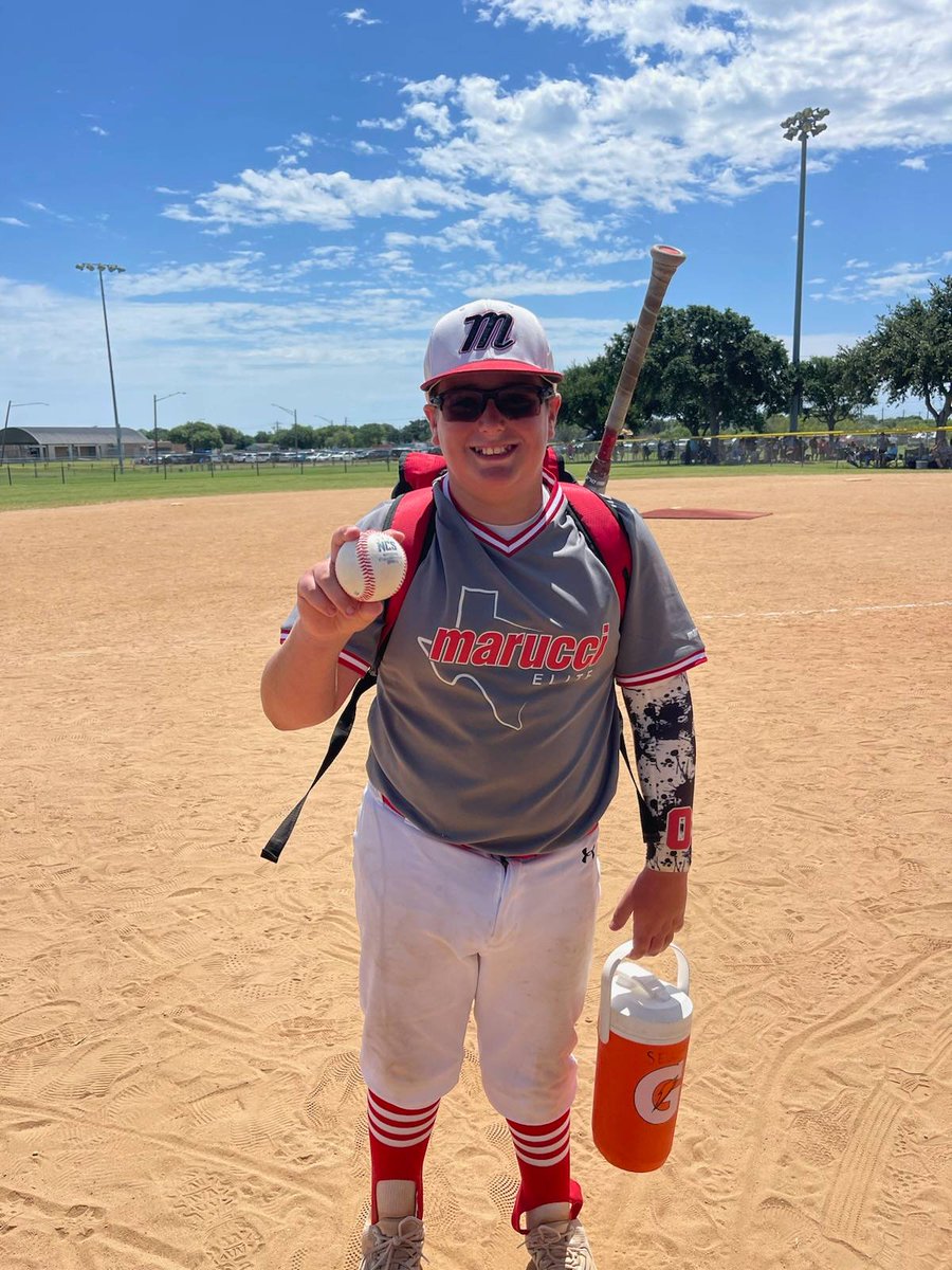 Congratulations to Ayden Sellars...he was inducted into the Marucci Bomb Squad this weekend. Hard work pays off! #MarucciBombSquad