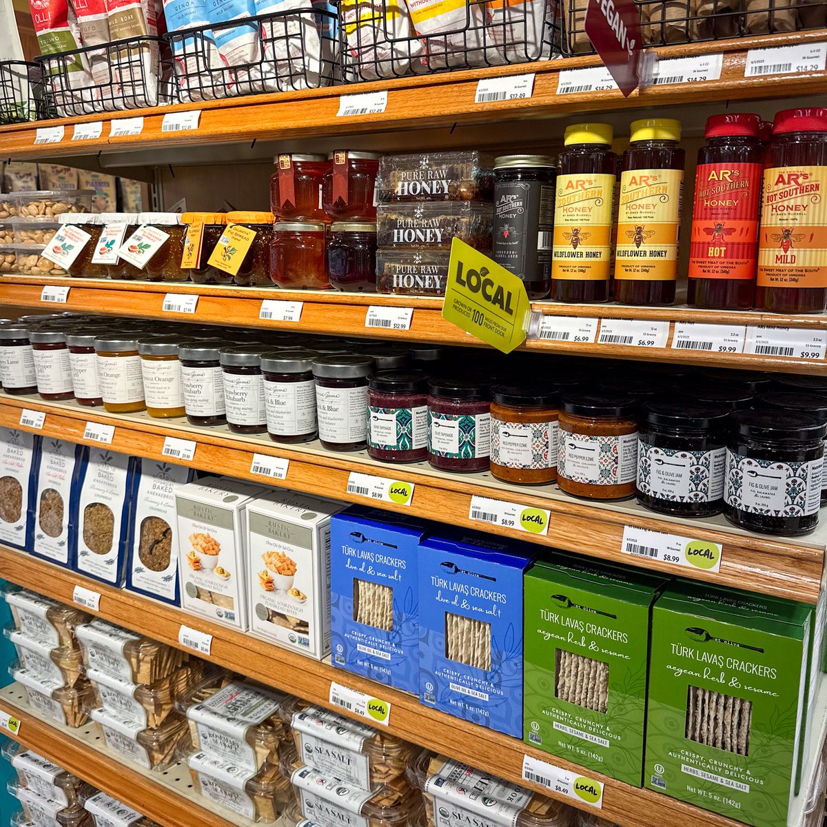 We have a new gourmet section near wine, just in time for summer! Local snacks perfect for charcuterie boards! 

#summereats #picnictime #charcuterie #localgrocery #shopsmallrva #richmondeats #summertime #museumdistrict #rvafoodhub