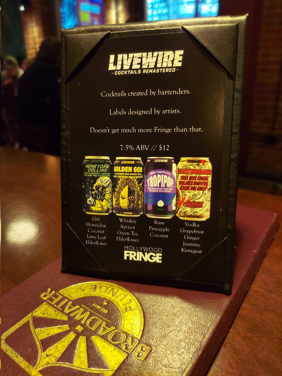 The Plunge is open 2pm-Midnight Sunday for <a href="/hollywoodfringe/">hollywoodfringe</a>, serving Livewire bartender-crafted, ready-to-drink cocktails!