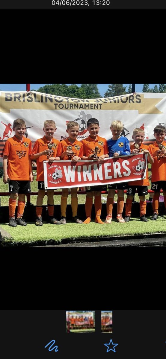 More summer tournament success for the Saints today with our u9’s winning the Brislington tournament! Congratulations to all the boys and <a href="/benthomas28/">Ben Thomas</a> 🧡🖤⚽️⚽️