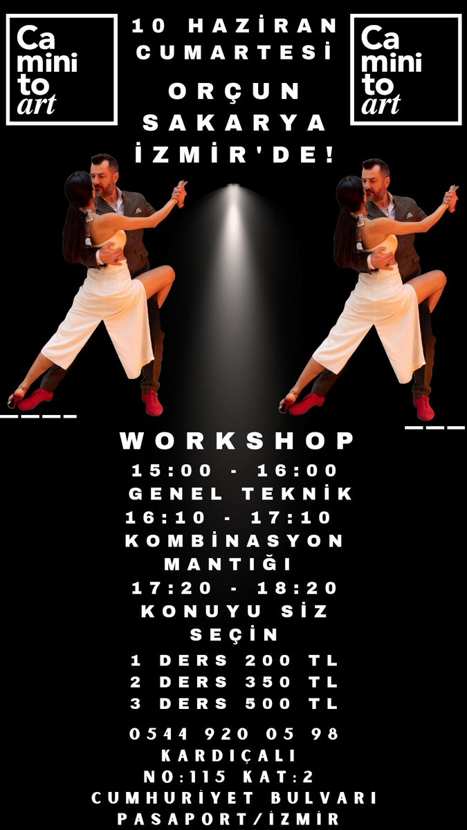 orcunsakarya's tweet image. 10 Haziran Cumartesi güzel  İzmir&apos;deyiz… Bekleriz… 😊#orcunsakarya #orçunsakarya #delidegisik #dans #dansçı #oyunculuk #oyuncu #tiyatro #sinema #dizi #art #artist #show #aktör #film #sanat #eğlence #komedi #tango #arjantintango #tangoargentina #tangovekırmızı #tangovekirmizi