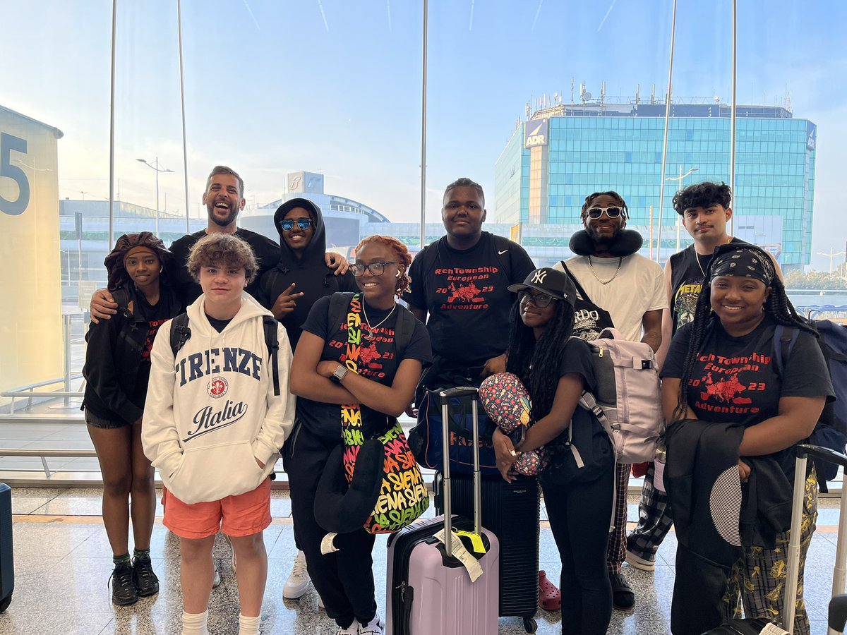 Rich Township Students in Rome!! Our trip was an exceptional experience and our students are awesome!!! Thanks to all who supported us and thanks to our friends from Alaska who joined us on this trip! #RichInStudentSuccess