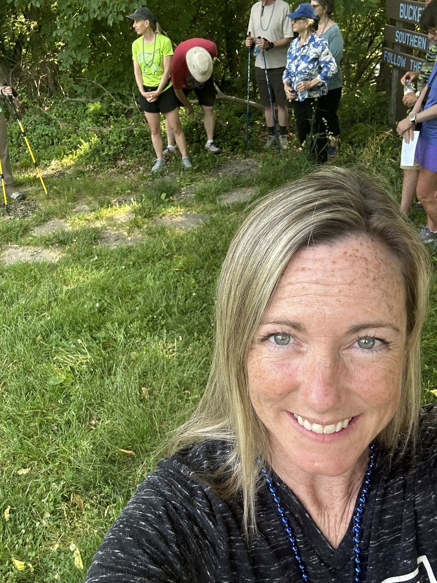 Celebrated National Trails Day with Diane and the Buckeye Trail Association… The Buckeye Trail is a prime example of the beautiful extensive trail system we have here in Cincinnati! @hikethebt