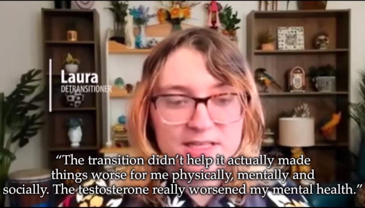 “The transition didn’t help it actually made things worse for me physically, mentally and socially. The testosterone really worsened my mental health.” 

Laura

#Detrans 
#NoWayBack 
#DetransAwarenessDay