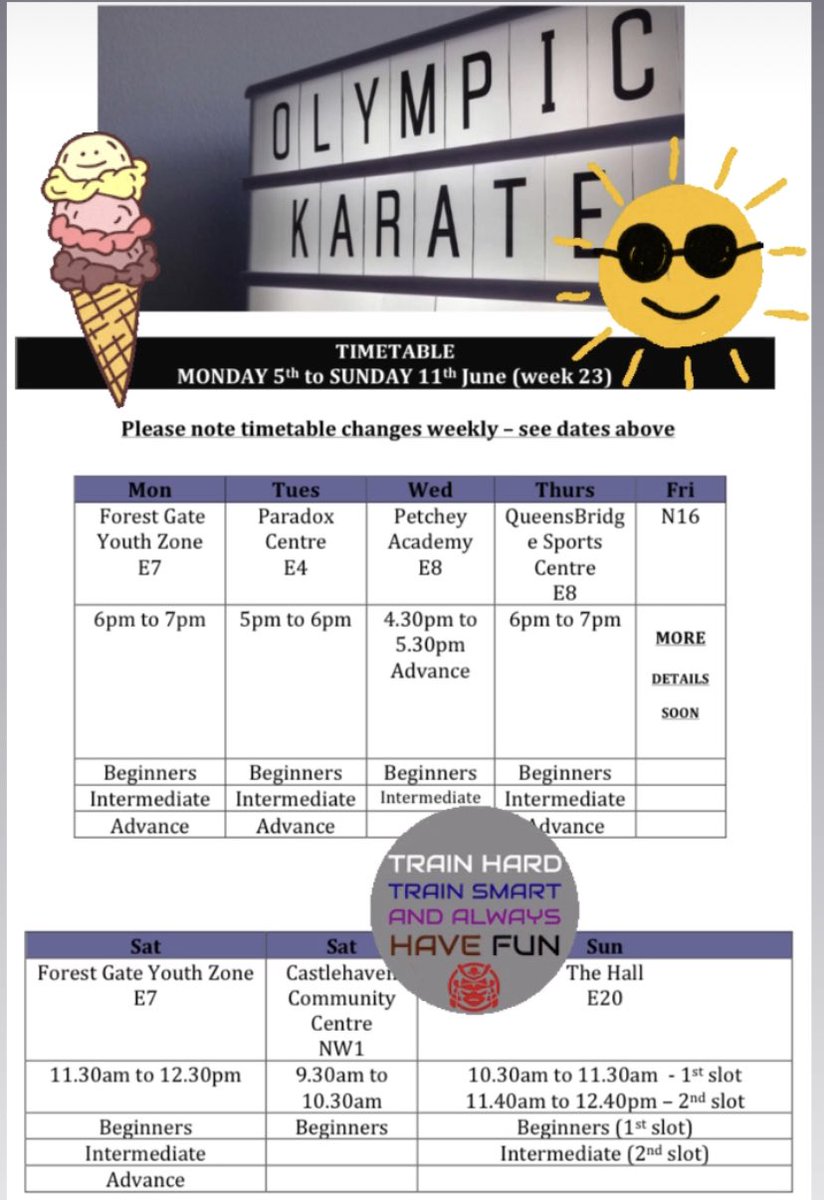 OlympicKarate's tweet photo. Week 23 - Monday to Sunday https://t.co/sut5UMBxFs