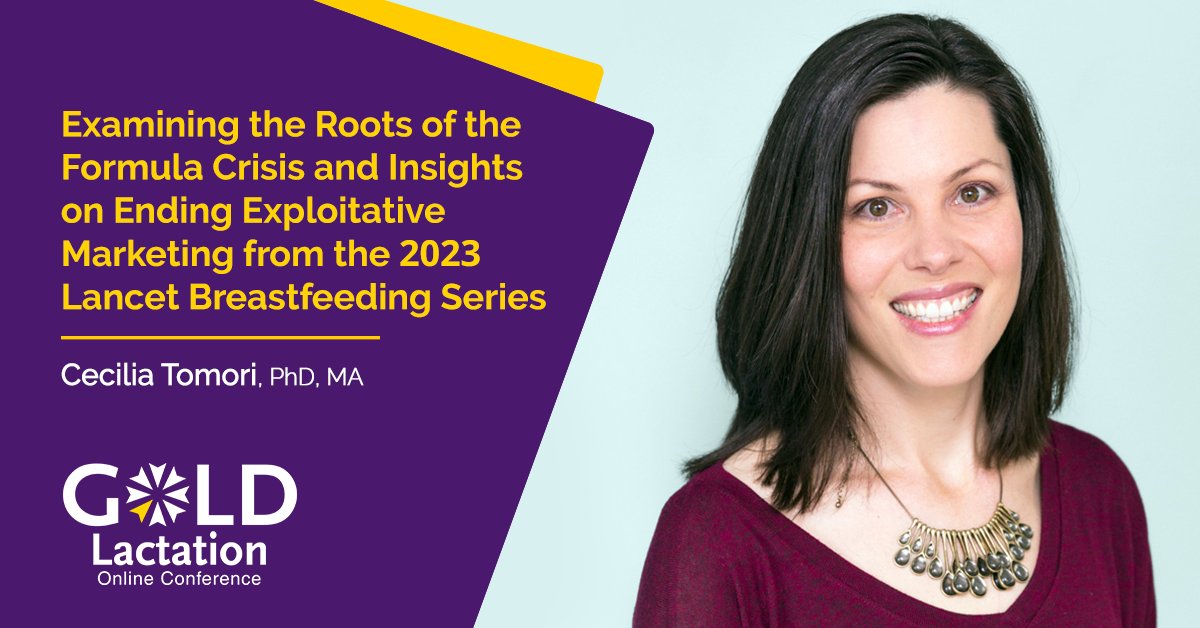 Join us with @DrTomori at #GOLDLactation2023 for 'Examining the Roots of the Formula Crisis and Insights on Ending Exploitative Marketing from the 2023 Lancet #Breastfeeding Series': goldlactation.com/conference/pre…
#IBCLC #HumanMilk #InfantFeeding