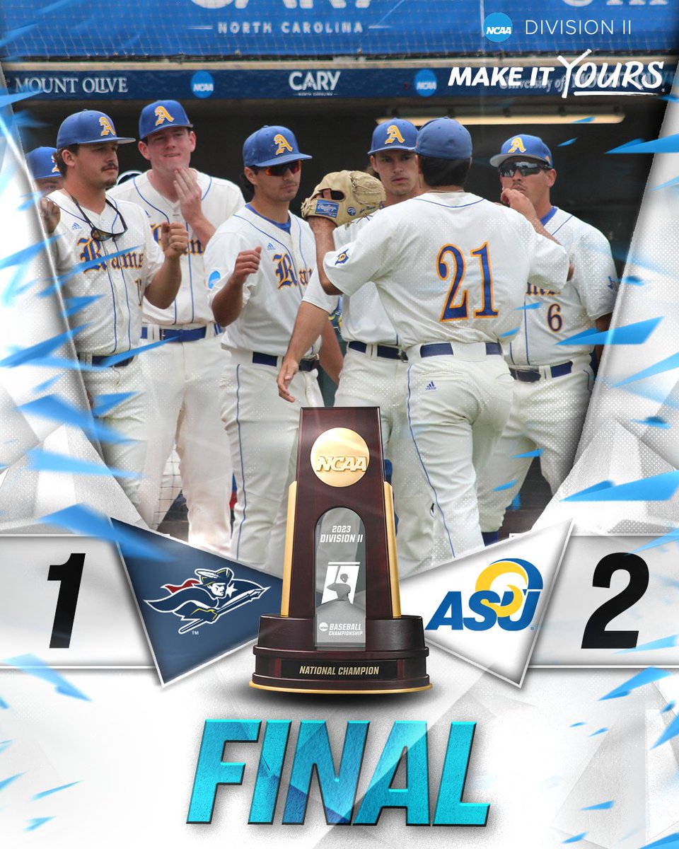Game 3️⃣ goes to <a href="/angeloathletics/">Angelo State Athletics</a>! 

📰: on.ncaa.com/23D2BSB