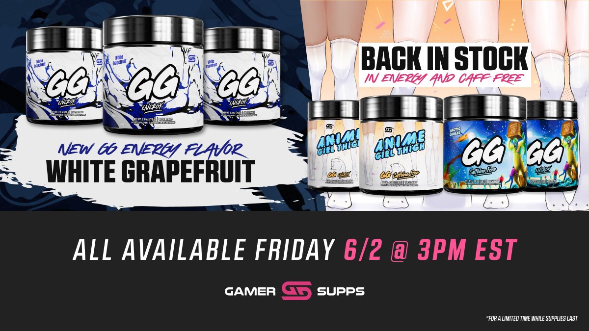 HMK on Twitter "HEY PEEPS! GUESS WHAT IS HERE FROM GamerSupps