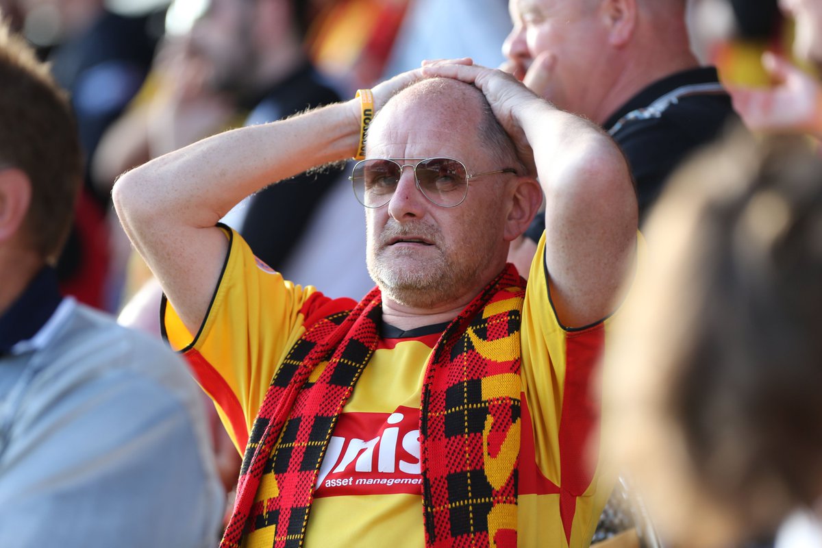 It's the hope that gets you in the end. Thank you, everyone, for your support.  @PartickThistle