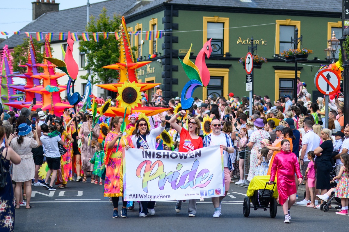 mgphoto's tweet photo. A great day in Buncrana at Inishowen Pride today. #inishowenpride #pride #inishowen #ireland #Buncrana https://t.co/u8Ngi6pvJm